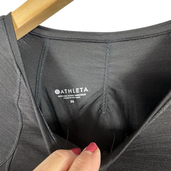 Athleta White Long-Sleeved Pacific Contoured Top M #405069 - Picture 2 of 7